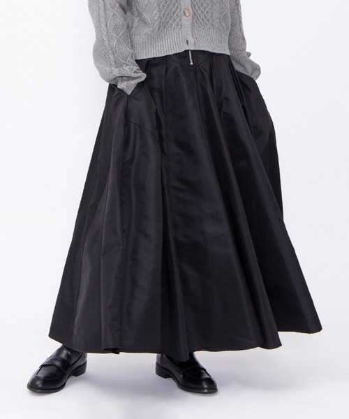 PUNYUS(プニュズ)の「コルセットボリュームスカート(スカート・レディース・カーキ/ブラック/ピンク・1/2/3/4)」の12枚目の写真