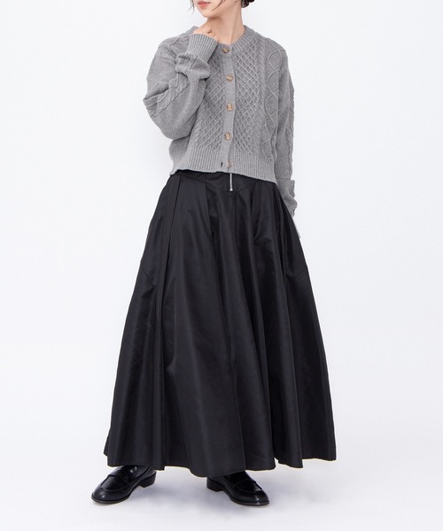 PUNYUS(プニュズ)の「コルセットボリュームスカート(スカート・レディース・カーキ/ブラック/ピンク・1/2/3/4)」の13枚目の写真