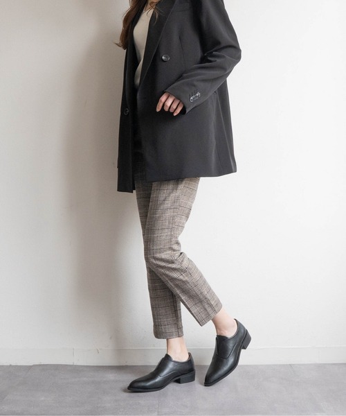 Fabby fabby（ファビィーファビィー）の「ポインテッドマニッシュシューズ（ローファー・レディース・ブラック/ブラウン系その他/ブラック系その他・LARGE/MEDIUM/SMALL）」の5枚目の写真