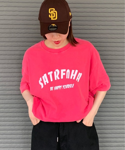 Evo+Revo(エボレボ)の「”クタってるのがイイ!!" ヴィンテージ加工Tシャツ(Tシャツ/カットソー・メンズ・パープル/ブラウン/ピンク/ブラック・M/L/XL)」の8枚目の写真
