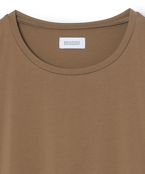 MACKINTOSH PHILOSOPHY（ﾏｯｷﾝﾄｯｼｭ ﾌｨﾛｿﾌｨｰ）の「ドレープノースリーブワンピース（ワンピース・レディース・ブラウン/ブルー系その他7/ブラック・36/38）」の9枚目の写真