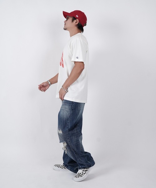 #Re:room(リルーム)の「カクタスヴィンテージクラックプリントTシャツ(Tシャツ/カットソー・メンズ・オフホワイト/ダークグリーン・M-L/S-M/L-XL)」の14枚目の写真