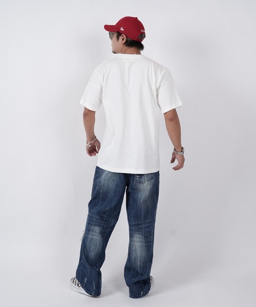 #Re:room(リルーム)の「カクタスヴィンテージクラックプリントTシャツ(Tシャツ/カットソー・メンズ・オフホワイト/ダークグリーン・M-L/S-M/L-XL)」の15枚目の写真
