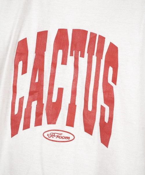 #Re:room(リルーム)の「カクタスヴィンテージクラックプリントTシャツ(Tシャツ/カットソー・メンズ・オフホワイト/ダークグリーン・M-L/S-M/L-XL)」の20枚目の写真