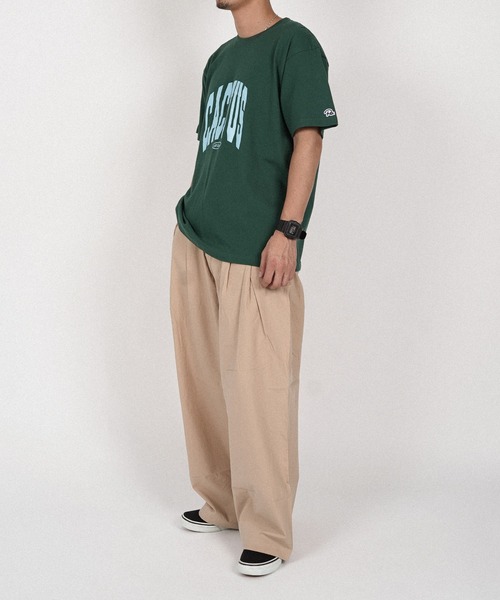#Re:room(リルーム)の「カクタスヴィンテージクラックプリントTシャツ(Tシャツ/カットソー・メンズ・オフホワイト/ダークグリーン・M-L/S-M/L-XL)」の6枚目の写真