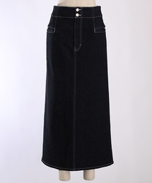 ペンシルハイウエストデニムスカート