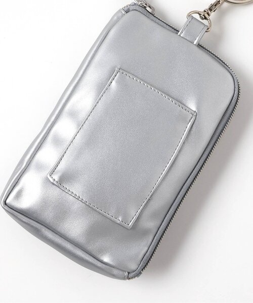 algy（アルジー）の「エコファーりぼん付きポーチショルダー（ショルダーバッグ・キッズ・オフホワイト/ブラック/シルバー・FREE）」の12枚目の写真