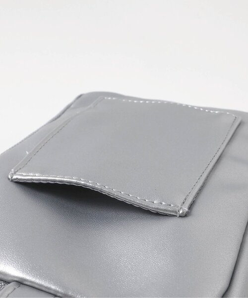 algy（アルジー）の「エコファーりぼん付きポーチショルダー（ショルダーバッグ・キッズ・オフホワイト/ブラック/シルバー・FREE）」の13枚目の写真