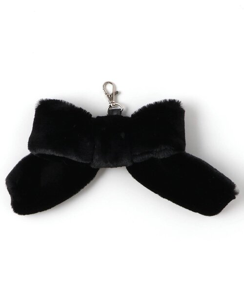 algy（アルジー）の「エコファーりぼん付きポーチショルダー（ショルダーバッグ・キッズ・オフホワイト/ブラック/シルバー・FREE）」の11枚目の写真