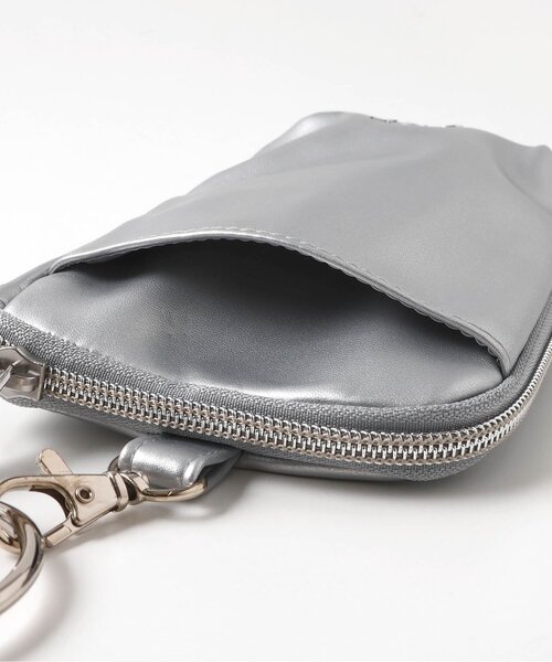 algy（アルジー）の「エコファーりぼん付きポーチショルダー（ショルダーバッグ・キッズ・オフホワイト/ブラック/シルバー・FREE）」の19枚目の写真