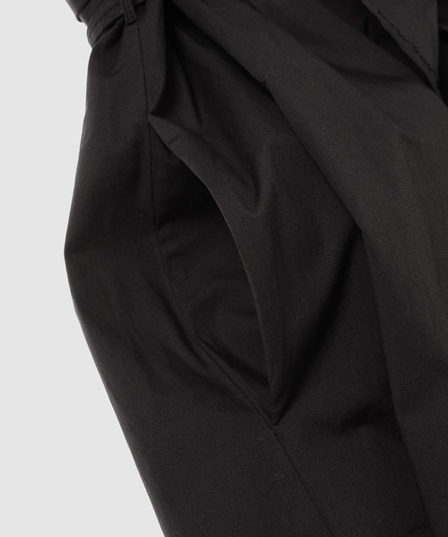 GANNI(ガニー)の「Stretch Cotton Tie Strap Midi Dress(ワンピース・レディース・ブラック・36/38)」の5枚目の写真