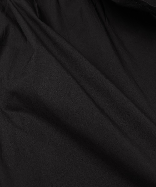 GANNI(ガニー)の「Stretch Cotton Tie Strap Midi Dress(ワンピース・レディース・ブラック・36/38)」の6枚目の写真