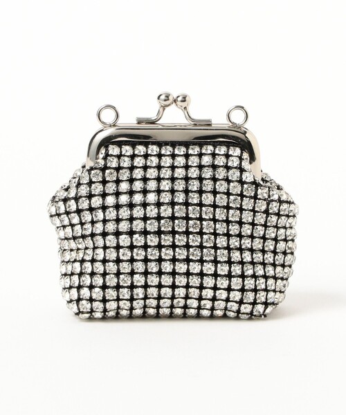 Ray BEAMS（レイビームス）の「blicenscell / ビジュー バッグ（ポーチ・レディース・シルバー/ブラウン・ONE SIZE）」の7枚目の写真