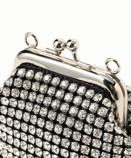 Ray BEAMS（レイビームス）の「blicenscell / ビジュー バッグ（ポーチ・レディース・シルバー/ブラウン・ONE SIZE）」の9枚目の写真