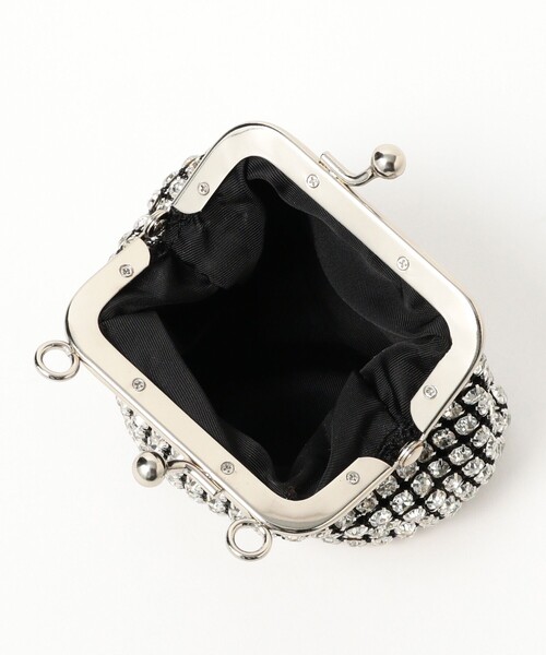 Ray BEAMS（レイビームス）の「blicenscell / ビジュー バッグ（ポーチ・レディース・シルバー/ブラウン・ONE SIZE）」の11枚目の写真