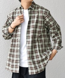 SHIPS any:〈洗濯機可能〉LIM BLESS チェック レギュラーカラー シャツ◇