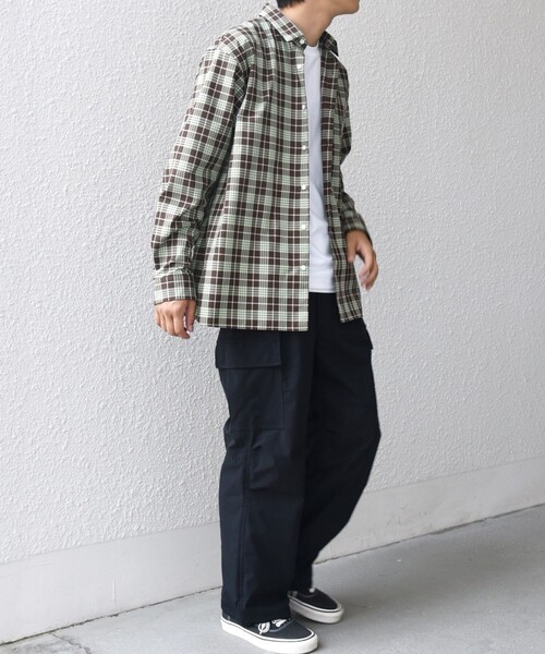 SHIPS any(シップス エニィ)の「SHIPS any:〈洗濯機可能〉LIM BLESS チェック レギュラーカラー シャツ◇(シャツ/ブラウス・メンズ・ブラック/ブラウン/ベージュ・SMALL/MEDIUM/LARGE/X-LARGE)」の15枚目の写真