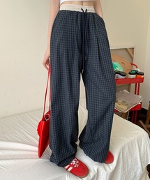 CERCA | 【 MEMECLE / メメクル 】チェックワイドイージーパンツ(その他パンツ)