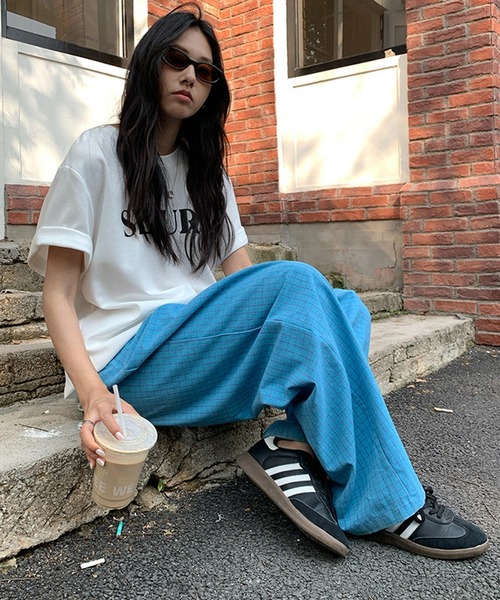 CERCA（チェルカ）の「【 MEMECLE / メメクル 】チェックワイドイージーパンツ（その他パンツ・レディース・ブラック・S）」の6枚目の写真