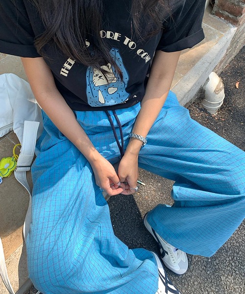 CERCA（チェルカ）の「【 MEMECLE / メメクル 】チェックワイドイージーパンツ（その他パンツ・レディース・ブラック・S）」の12枚目の写真