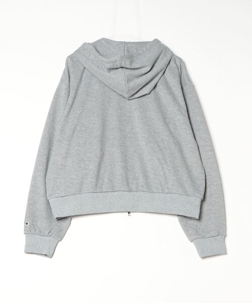 MandO（Auntie Rosa）（エムオー）の「ワンポイント刺繍スウェットジップパーカー/セットアップ着用可（パーカー・メンズ・グレー/ブラック/ネイビー/グレー系その他/ブラック系その他/チャコールグレー/アイボリー/レッド・MEDIUM/SMALL/LARGE）」の10枚目の写真