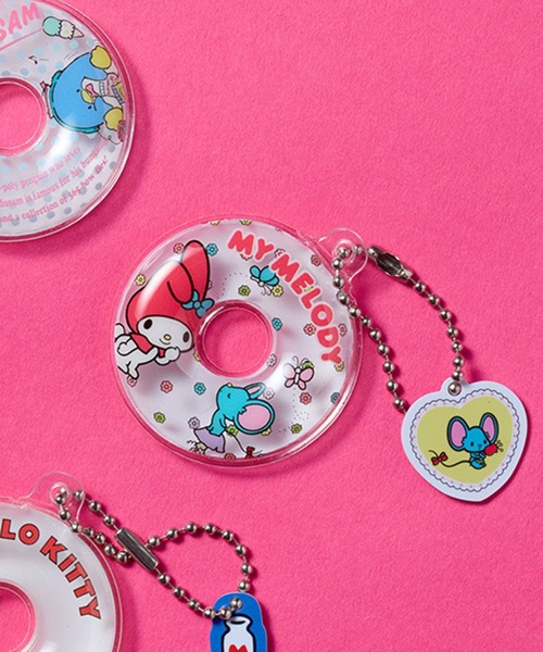 セール】【サンリオキャラクターズ】浮き輪チャームキーホルダー