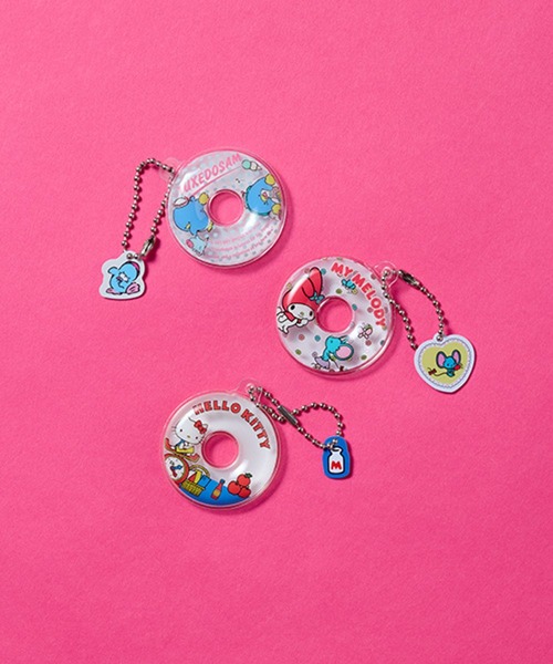 セール】【サンリオキャラクターズ】浮き輪チャームキーホルダー