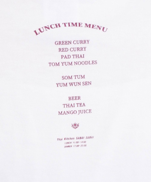 I am I in fact...(アイアムアイインファクト)の「●SABAI SABAI T-シャツ(Tシャツ/カットソー・レディース・ホワイト・FREE)」の3枚目の写真