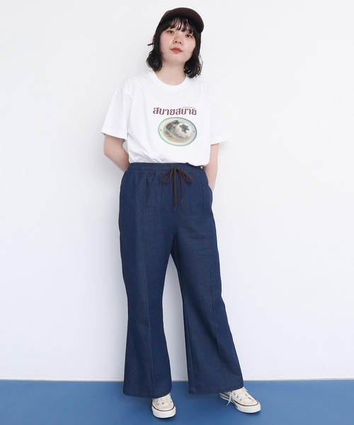 I am I in fact...(アイアムアイインファクト)の「●SABAI SABAI T-シャツ(Tシャツ/カットソー・レディース・ホワイト・FREE)」の16枚目の写真