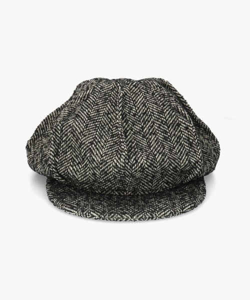 arth（アース）の「arth  HERINGBORN Tuck Cas / アース（キャスケット・メンズ・ブラック/ブラウン・58cm/60cm）」の7枚目の写真