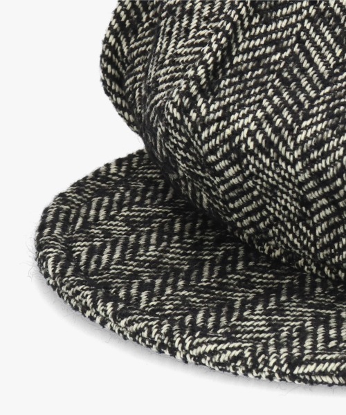 arth（アース）の「arth  HERINGBORN Tuck Cas / アース（キャスケット・メンズ・ブラック/ブラウン・58cm/60cm）」の11枚目の写真