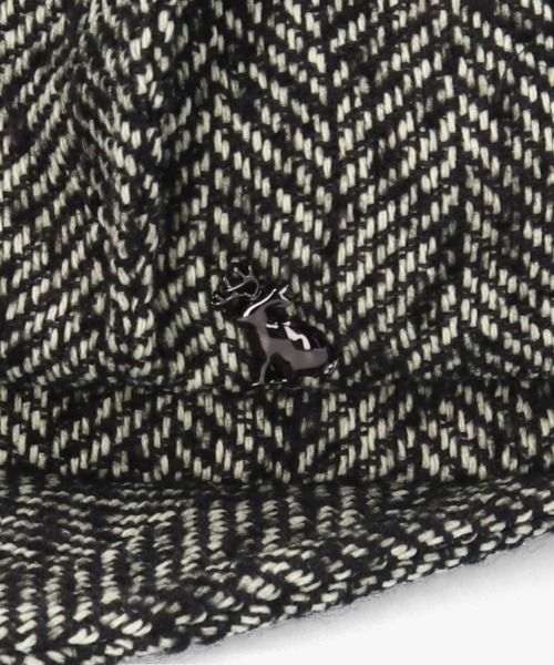 arth（アース）の「arth  HERINGBORN Tuck Cas / アース（キャスケット・メンズ・ブラック/ブラウン・58cm/60cm）」の12枚目の写真