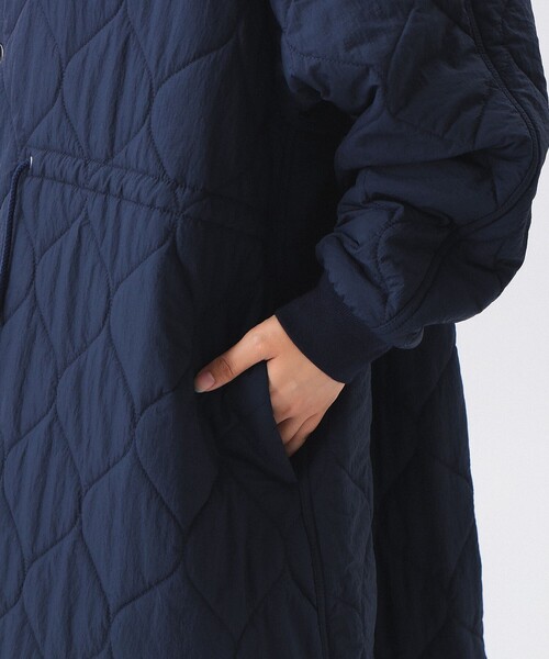 BEAMS BOY（ビームスボーイ）の「【1/15再値下げ】ナイロン キルティング フード コート（その他アウター・レディース・オリーブ/ネイビー・ONE SIZE）」の15枚目の写真