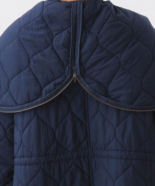 BEAMS BOY（ビームスボーイ）の「【1/15再値下げ】ナイロン キルティング フード コート（その他アウター・レディース・オリーブ/ネイビー・ONE SIZE）」の18枚目の写真