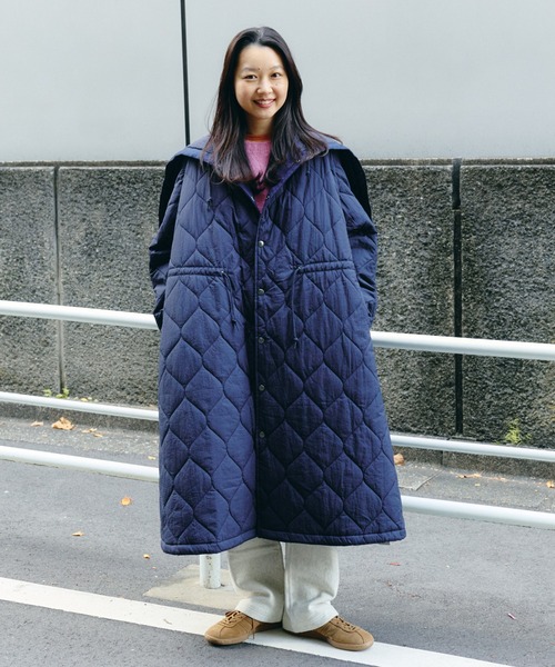 ナイロン キルティング フード コート（その他アウター）｜BEAMS BOY