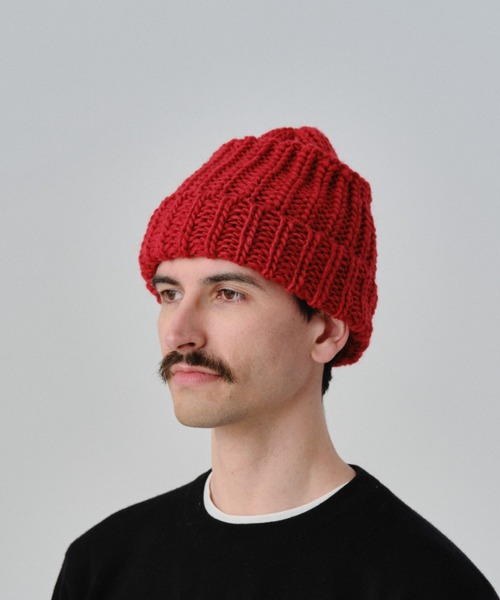 Nine Tailor(ナインテイラー)の「Nine Tailor Kauri Watch (N-1102)(ニットキャップ/ビーニー・メンズ・ナチュラル/ブラック/レッド/ダークブラウン・FREE)」の4枚目の写真