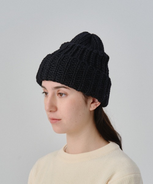 Nine Tailor(ナインテイラー)の「Nine Tailor Kauri Watch (N-1102)(ニットキャップ/ビーニー・メンズ・ナチュラル/ブラック/レッド/ダークブラウン・FREE)」の1枚目の写真