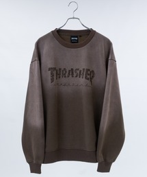 THRASHER | 【at】〔THRASHER/スラッシャー〕裏起毛 フェード加工 フロントロゴスウェット(スウェット)