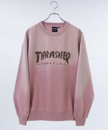 THRASHER（スラッシャー）の「【at】〔THRASHER/スラッシャー〕裏起毛 フェード加工 フロントロゴスウェット（スウェット・メンズ）」