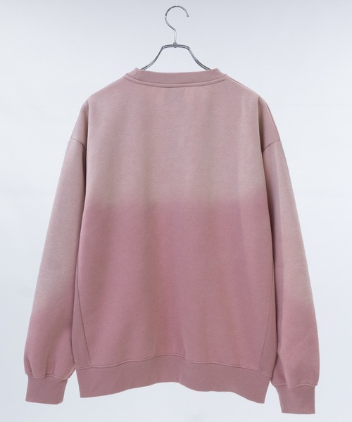 THRASHER(スラッシャー)の「【at】〔THRASHER/スラッシャー〕裏起毛 フェード加工 フロントロゴスウェット(スウェット・メンズ・ピンク/ブラウン/ブラック・LARGE/MEDIUM)」の5枚目の写真