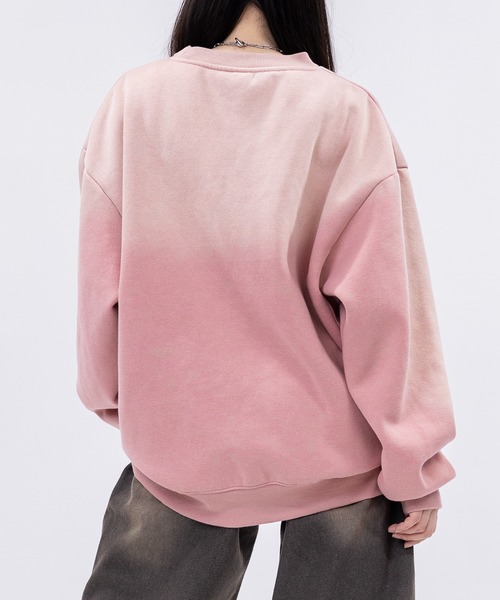 THRASHER(スラッシャー)の「【at】〔THRASHER/スラッシャー〕裏起毛 フェード加工 フロントロゴスウェット(スウェット・メンズ・ピンク/ブラウン/ブラック・LARGE/MEDIUM)」の21枚目の写真