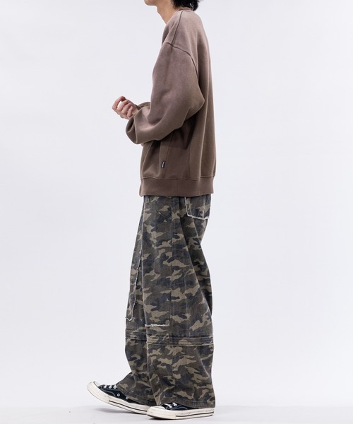 THRASHER(スラッシャー)の「【at】〔THRASHER/スラッシャー〕裏起毛 フェード加工 フロントロゴスウェット(スウェット・メンズ・ピンク/ブラウン/ブラック・LARGE/MEDIUM)」の17枚目の写真