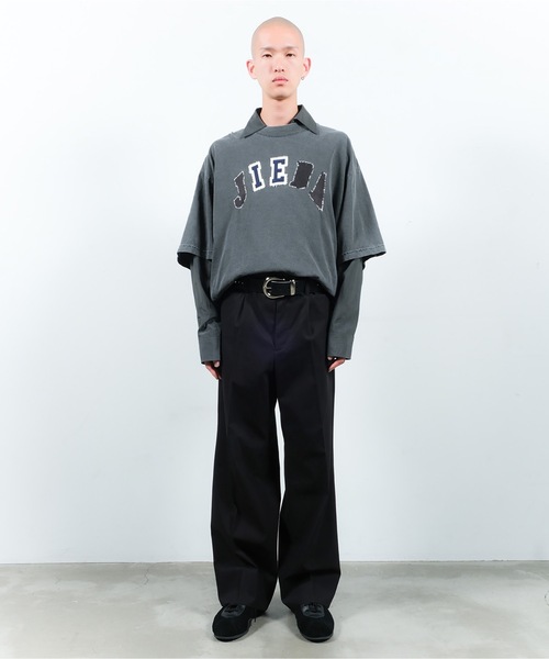 Jieda（ジエダ）の「JIEDA PATCH TEE（Tシャツ/カットソー・メンズ・ブラック/ホワイト・1/2）」の3枚目の写真