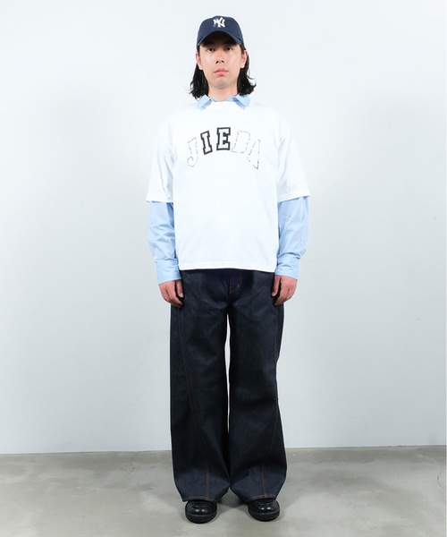 Jieda（ジエダ）の「JIEDA PATCH TEE（Tシャツ/カットソー・メンズ・ブラック/ホワイト・1/2）」の5枚目の写真