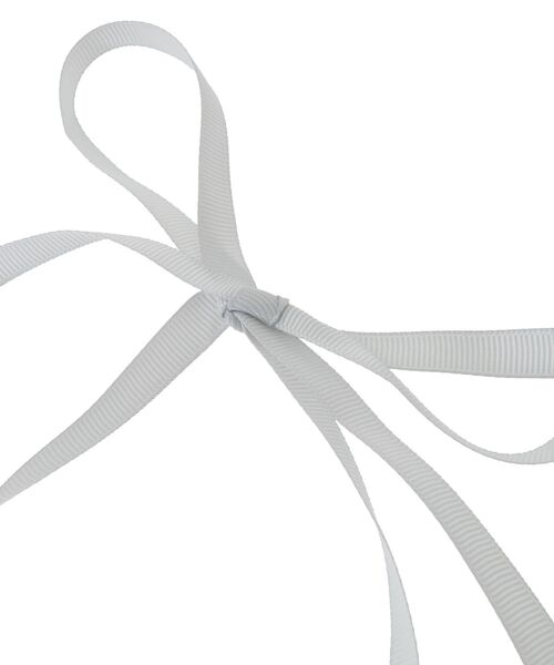 earth music&ecology（アースミュージックアンドエコロジー）の「2WAYパール×リボンネックレス（ネックレス・レディース・ブラック/ライトグレー・FREE）」の20枚目の写真