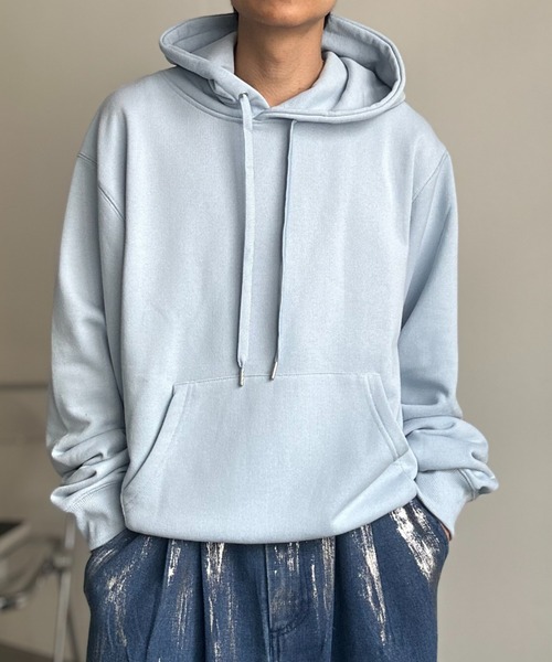 CREARE -LINO-（クレアーレリノ）の「〈ユニセックス商品〉ベーシックスウェットパーカー/フーディー（パーカー・メンズ・ブラウン/レッド/ブラック/杢グレー/ブルー・M/L/XL）」の20枚目の写真