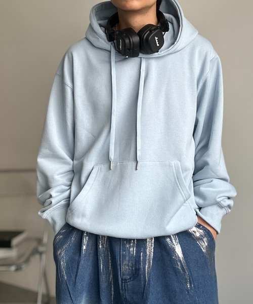 CREARE -LINO-（クレアーレリノ）の「〈ユニセックス商品〉ベーシックスウェットパーカー/フーディー（パーカー・メンズ・ブラウン/レッド/ブラック/杢グレー/ブルー・M/L/XL）」の19枚目の写真