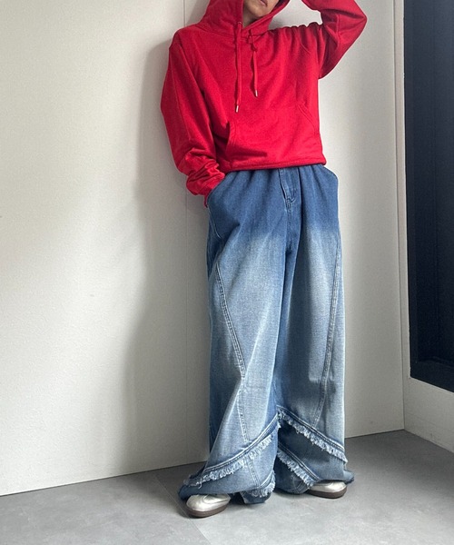 CREARE -LINO-（クレアーレリノ）の「〈ユニセックス商品〉ベーシックスウェットパーカー/フーディー（パーカー・メンズ・ブラウン/レッド/ブラック/杢グレー/ブルー・M/L/XL）」の21枚目の写真