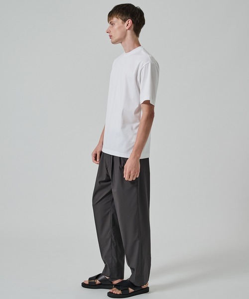 STUDIOUS(ステュディオス)の「32G ロイヤルクール レギュラーTシャツ(Tシャツ/カットソー・メンズ・ホワイト/チャコールグレー/ブラック/ベージュ/グリーン/ダークネイビー・1/2/3)」の10枚目の写真