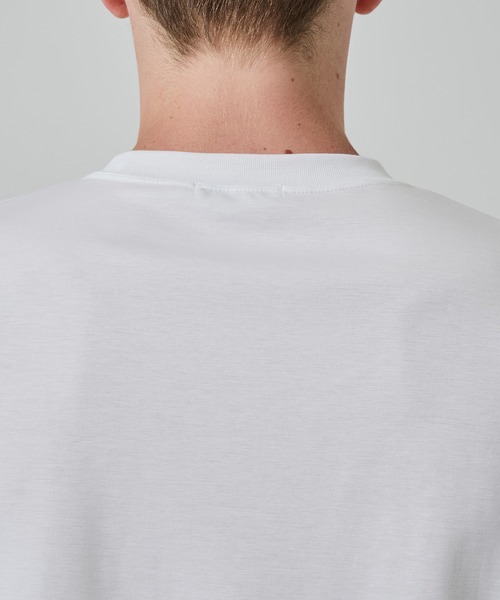 STUDIOUS(ステュディオス)の「32G ロイヤルクール レギュラーTシャツ(Tシャツ/カットソー・メンズ・ホワイト/チャコールグレー/ブラック/ベージュ/グリーン/ダークネイビー・1/2/3)」の15枚目の写真